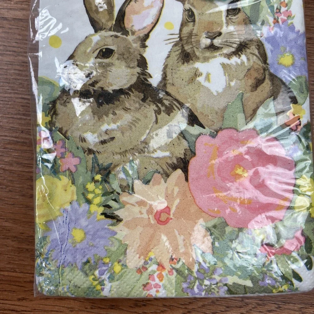 The‎ Pioneer Woman Bunnies Easter Spring Paper Napkins, 24 Count 2-Ply NEW